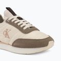 Кросівки жіночі Calvin Klein YW0YW02060 Retro Runner Sock Laceup Mix Mat turtledove/spanish villa/bordeaux 7