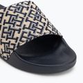 Шльопанці жіночі Tommy Hilfiger Monogram space blue 7