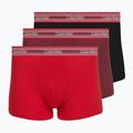 Боксерки чоловічі Calvin Klein LV00NB4615 Trunk black/established red/goji berry
