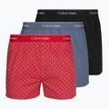 Боксерки чоловічі Calvin Klein LV00NB4727 Boxer Slim black/prep emblem goji berry/grisai