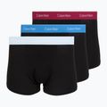 Боксерки чоловічі Calvin Klein LV00NB4286 Relaxed Fit Trunk black bodies w/ poseidon blue/plein