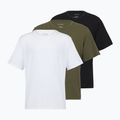Футболка чоловіча Calvin Klein LV00NB4185 Crew Neck black w/ white emb/white w/ black e