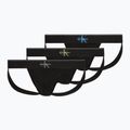 Труси чоловічі Calvin Klein LV00NB4644 Jock Strap black bodies w/ granite gray/poseid