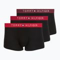 Боксерки чоловічі Tommy Hilfiger Trunk WB 3 pack medium red/rasp juice/burgundy