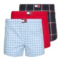 Боксерки чоловічі Tommy Hilfiger Woven Boxer Print 3 pack rwb foulard/med red/rwb w chck