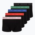 Боксерки чоловічі Tommy Hilfiger Trunk WB 5 pack black/fr red/bon pk/als green/no blue
