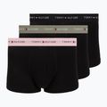 Боксерки чоловічі Tommy Hilfiger Trunk WB 3 pack utility sage/black/bonita pink