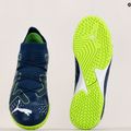 Футбольні бутси дитячі PUMA Match It + Mid Jr persian blue/puma white/ultra green 14