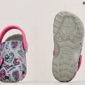 Дитячі босоніжки Coqui Little Frog mid.grey/fuchsia love/amulet 14