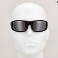 Велосипедні дзеркальні окуляри Bliz Drift Polarized S3 матовий чорний/коричневий сріблястий 9