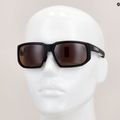 Велосипедні дзеркальні окуляри Bliz Arrow Polarized S3 матовий чорний/коричневий сріблястий 10
