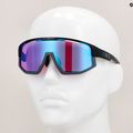 Сонцезахисні окуляри Bliz Vision Nano Optics Nordic Light матовий чорний/світла бегонія/фіолетово-блакитні 10