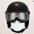 Жіночий гірськолижний шолом Rossignol Allspeed Visor Imp Photo чорний 12