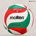 М'яч для волейболу Molten V5M1500-5 white/green/red розмір 5 5