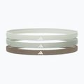Пов'язка на голову Adidas Hairbands 3шт. linen green/silver green/olive