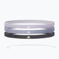 Пов'язка на голову Adidas Hairbands 3шт. silver dawn/violet/legend ink