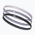 Пов'язка на голову Adidas Hairbands 3шт. silver dawn/violet/legend ink 2
