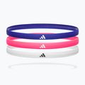 Пов'язки на голову adidas Hairbands 3 pack lucid blue/lucid pink/white