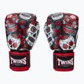 Боксерські рукавички Twins Special Fancy FBGVL3-53 Череп червоно-чорні