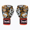 Боксерські рукавички Twins Special Fancy FBGVL3-53 Череп оранжево-чорні