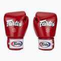 Боксерські рукавички Fairtex Universal "Tight-Fit" Design червоні 2