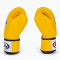 Боксерські рукавички Fairtex Universal "Tight-Fit" Design жовті 4