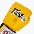 Боксерські рукавички Fairtex Universal "Tight-Fit" Design жовті 5