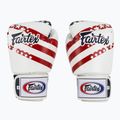 Боксерські рукавички Fairtex Universal "Tight-Fit" Design USA білі 2