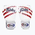 Боксерські рукавички Fairtex Universal "Tight-Fit" Design USA білі