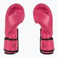 Рукавички на босу ногу з мікрофібри Fairtex рожеві/чорні 4