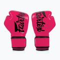 Рукавички на босу ногу з мікрофібри Fairtex рожеві/чорні