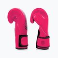 Рукавички на босу ногу з мікрофібри Fairtex рожеві/чорні 3