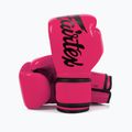 Рукавички на босу ногу з мікрофібри Fairtex рожеві/чорні 4
