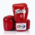Боксерські рукавички Fairtex Super Sparring - закритий великий палець червоні 2