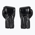 Стильні кутові спаринг-боксерські рукавички Fairtex - закритий великий палець чорні 3