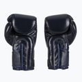 Стильні кутові спаринг-боксерські рукавички Fairtex - закритий великий палець сині 3