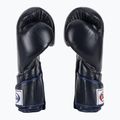 Стильні кутові спаринг-боксерські рукавички Fairtex - закритий великий палець сині 4