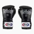 Боксерські рукавички Fairtex Heavy Hitter в мексиканському стилі чорні 2