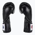 Боксерські рукавички Fairtex Heavy Hitter в мексиканському стилі чорні 4