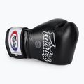 Боксерські рукавички Fairtex Heavy Hitter в мексиканському стилі чорні 5