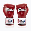 Боксерські рукавички Fairtex Heavy Hitter в мексиканському стилі червоні