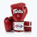 Боксерські рукавички Fairtex Heavy Hitter в мексиканському стилі червоні 4