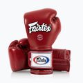 Боксерські рукавички Fairtex Heavy Hitter в мексиканському стилі червоні