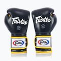 Боксерські рукавички Fairtex Heavy Hitter синьо-жовті в мексиканському стилі