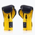 Боксерські рукавички Fairtex Heavy Hitter синьо-жовті в мексиканському стилі 2