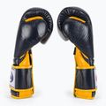 Боксерські рукавички Fairtex Heavy Hitter синьо-жовті в мексиканському стилі 4