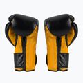 Боксерські рукавички Fairtex Heavy Hitter в мексиканському стилі чорно-жовті 3