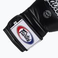 Боксерські рукавички Fairtex Heavy Hitter в мексиканському стилі чорно-жовті 6