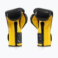 Боксерські рукавички Fairtex Heavy Hitter в мексиканському стилі чорно-жовті 2