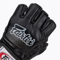 Рукавички ММА Fairtex "Open Thumb Loop" чорні з відкритою петлею для великого пальця 5